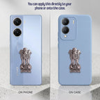 Vivo V29e 5G Compatible Satyamev Jayate 3D Metal Emblem Sticker