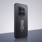 Redmi Note 15 Pro+ 5G Compatible Satyamev Jayate 3D Metal Emblem Sticker
