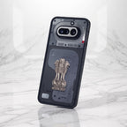 Nothing Phone 4A 5G Compatible Satyamev Jayate 3D Metal Emblem Sticker