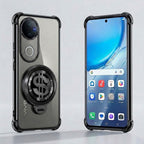 Vivo V50 5G Four Corner Airbags 100% Original Astro Money Magnet Rotating Dollar Case