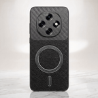 Oppo F31 Pro 5G Carbon Fiber Leather Hybrid MagSafe Magnetic Case