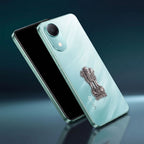 Vivo T5e 5G Compatible Satyamev Jayate 3D Metal Emblem Sticker