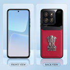 Motorola Edge 60 Pro 5G Satyamev Jayate 3D Metal Leather Back Case