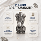 Tecno Camon 50 5G Compatible Satyamev Jayate 3D Metal Emblem Sticker