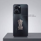 Vivo Y16 5G Compatible Satyamev Jayate 3D Metal Emblem Sticker