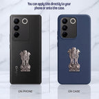Vivo V27 5G Compatible Satyamev Jayate 3D Metal Emblem Sticker