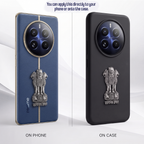 Realme 12 Pro+ 5G Compatible Satyamev Jayate 3D Metal Emblem Sticker