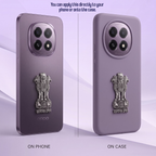 Oppo F29 5G Compatible Satyamev Jayate 3D Metal Emblem Sticker