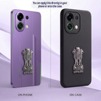Oppo K13 Turbo 5G Compatible Satyamev Jayate 3D Metal Emblem Sticker