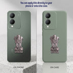 Vivo Y17s 5G Compatible Satyamev Jayate 3D Metal Emblem Sticker