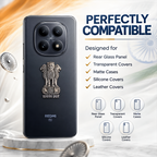 Redmi Note 15 5G Compatible Satyamev Jayate 3D Metal Emblem Sticker