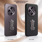 Oppo F31 Pro 5G Compatible Satyamev Jayate 3D Metal Emblem Sticker