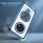 Oppo F31 Pro+ 5G Luxury Four Corner Invincible Bracket Ring Stand Case (Buy 1 Get 1 Free Surprise Cover)