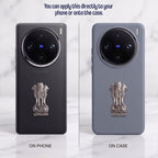 Vivo X100 Pro 5G Compatible Satyamev Jayate 3D Metal Emblem Sticker