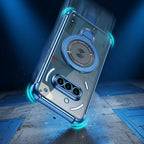 Nothing Phone 3a 5G Luxury Four Corner Invincible Bracket Ring Stand Case