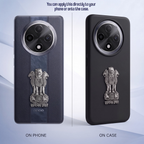 Oppo F27 Pro+ 5G Compatible Satyamev Jayate 3D Metal Emblem Sticker