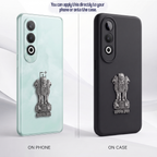 One Plus Nord CE4 5G Compatible Satyamev Jayate 3D Metal Emblem Sticker