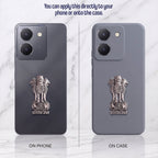 Vivo Y36 5G Compatible Satyamev Jayate 3D Metal Emblem Sticker