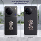Vivo X90 Pro 5G Compatible Satyamev Jayate 3D Metal Emblem Sticker