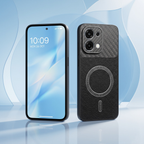 Oppo F31 5G Carbon Fiber Leather Hybrid MagSafe Magnetic Case
