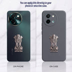 Vivo Y58 5G Compatible Satyamev Jayate 3D Metal Emblem Sticker