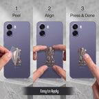 OPPO A6s 5G Compatible Satyamev Jayate 3D Metal Emblem Sticker