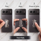 One Plus Nord 4 5G Compatible Satyamev Jayate 3D Metal Emblem Sticker