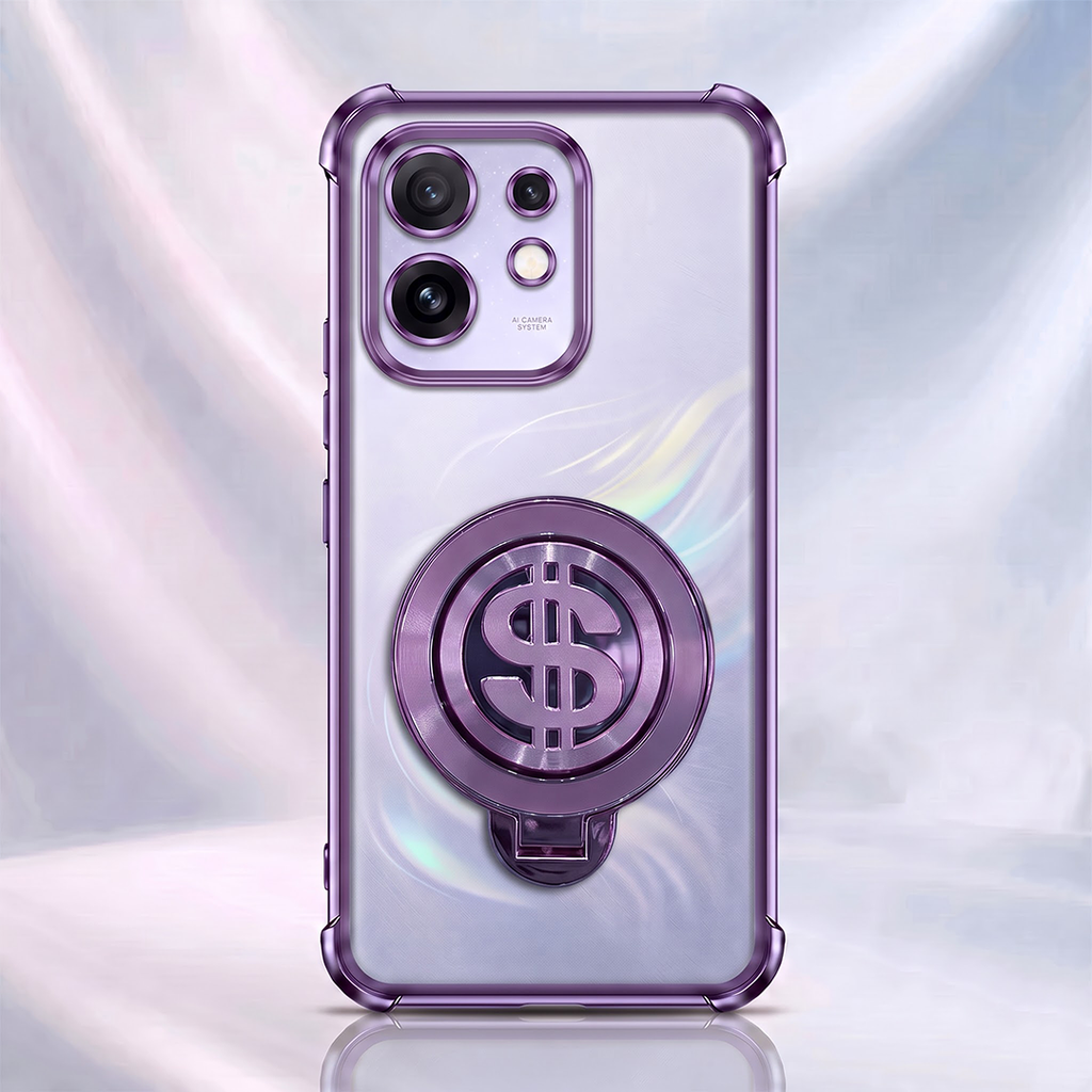 Oppo Reno 16 5G Four Corner Airbags 100% Original Astro Money Magnet Rotating Dollar Case