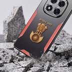 Redmi Note 14 Pro+ 5G Satyamev Jayate 3D Metal Aluminium Back Case