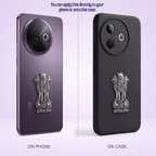 Vivo Y39 5G Compatible Satyamev Jayate 3D Metal Emblem Sticker