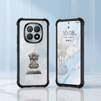 Oppo F29 5G Satyamev Jayate 2-in-1 Emblem Transparent Shockproof Airbag Case