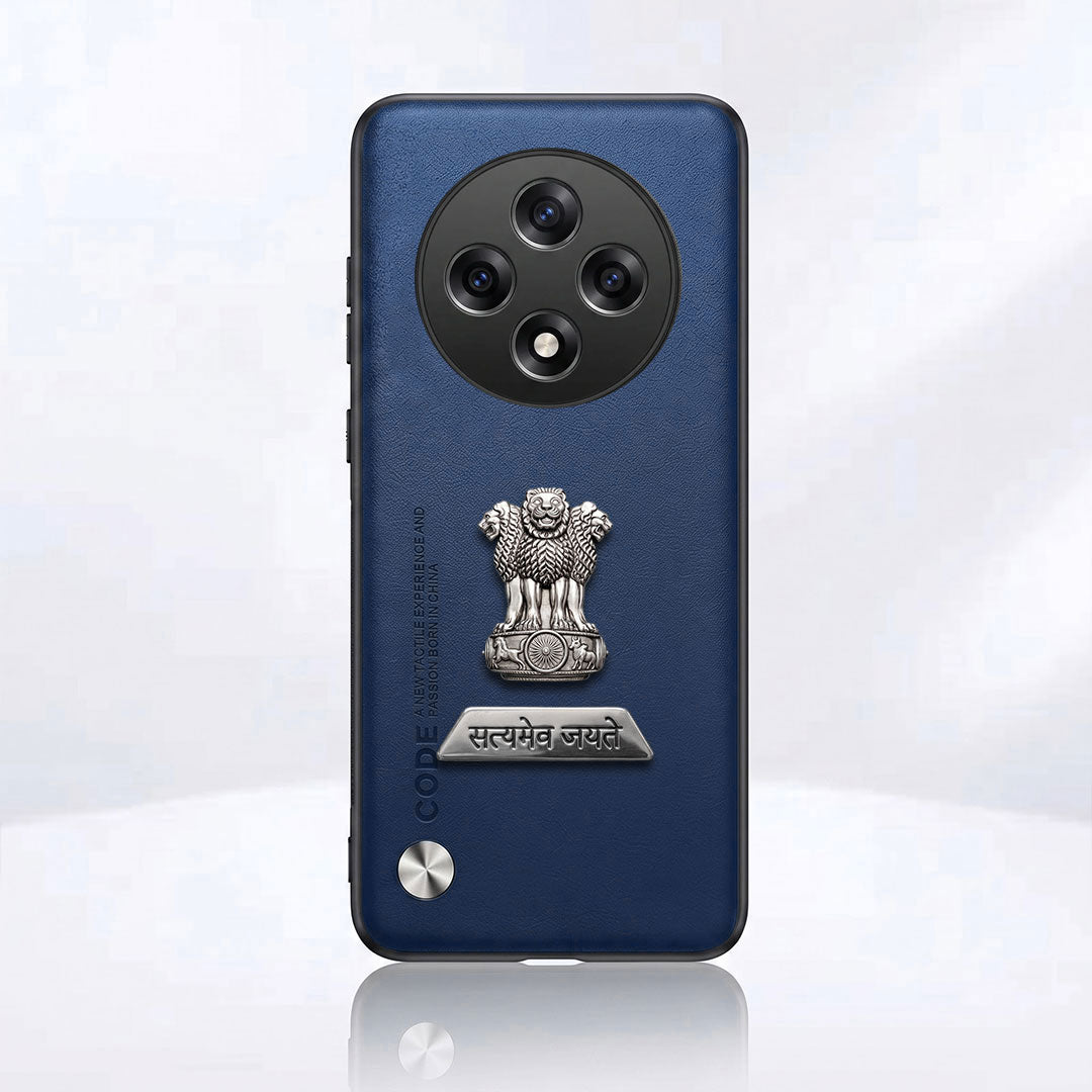 Oppo F27 Pro+ 5G Satyamev Jayate 2-in-1 Emblem Vegan Leather Back Case