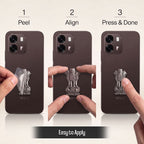 Oppo A6 Pro 5G Compatible Satyamev Jayate 3D Metal Emblem Sticker