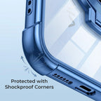 Vivo T5 Pro 5G Original Luxury Magnifier Ring Stand Shockproof Airbags Corner Case