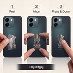 Oppo A6 5G Compatible Satyamev Jayate 3D Metal Emblem Sticker