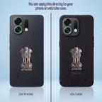 Oppo K13 Turbo Pro 5G Compatible Satyamev Jayate 3D Metal Emblem Sticker