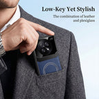 Oppo F31 Pro Plus 5G Premium Magsafe Magnetic Leather Lens Protective Case