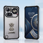 Nothing Phone 4a Pro 5G Satyamev Jayate 2-in-1 Emblem Transparent Shockproof Airbag Case