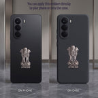 OnePlus Nord CE6 Lite 5G Compatible Satyamev Jayate 3D Metal Emblem Sticker