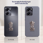 Vivo Y56 5G Compatible Satyamev Jayate 3D Metal Emblem Sticker