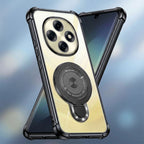 Oppo F31 Pro 5G Luxury Four Corner Invincible Bracket Ring Stand Case