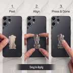 Nothing Phone 2 Pro 5G Compatible Satyamev Jayate 3D Metal Emblem Sticker