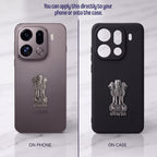 Oppo Find X9 Pro 5G Compatible Satyamev Jayate 3D Metal Emblem Sticker