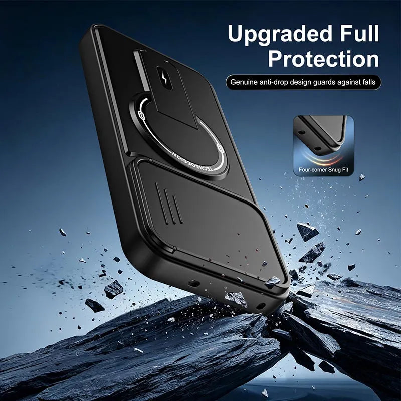 Vivo V70 5G Premium Multi-Angle Stand Case – 360° Protection with Camera Lens Guard