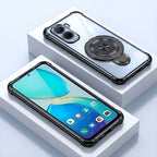 Vivo T5 Pro 5G Luxury Four Corner Invincible Bracket Ring Stand Case