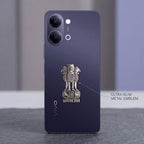 Vivo Y05 5G Compatible Satyamev Jayate 3D Metal Emblem Sticker