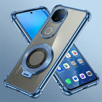 Vivo V50 5G Original Luxury Magnifier Ring Stand Shockproof Airbags Corner Case