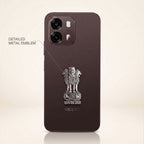 Oppo A6 Pro 5G Compatible Satyamev Jayate 3D Metal Emblem Sticker