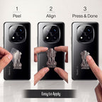 Redmi Note 14 Pro+ 5G Compatible Satyamev Jayate 3D Metal Emblem Sticker