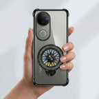Vivo V50 5G Premium Stress Buster Wheel Rotating Shockproof Airbags Case